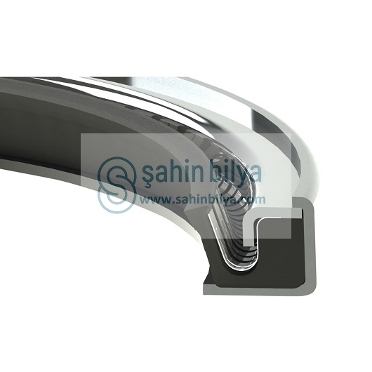 GARLOCK KLOZURE 21086-3316 MILL-RIGHT® N-Nitril Yağ Keçesi Katı 5.875X6.875X0.500 Model 53 Tasarım